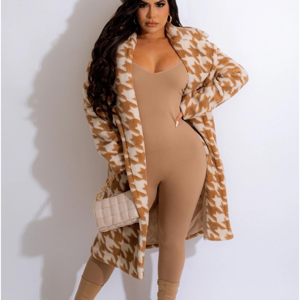 New Faux Sherpa Coat- size M/L
